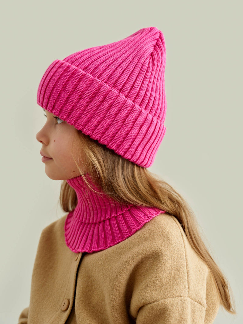 Neck Warmer, pink cosmos