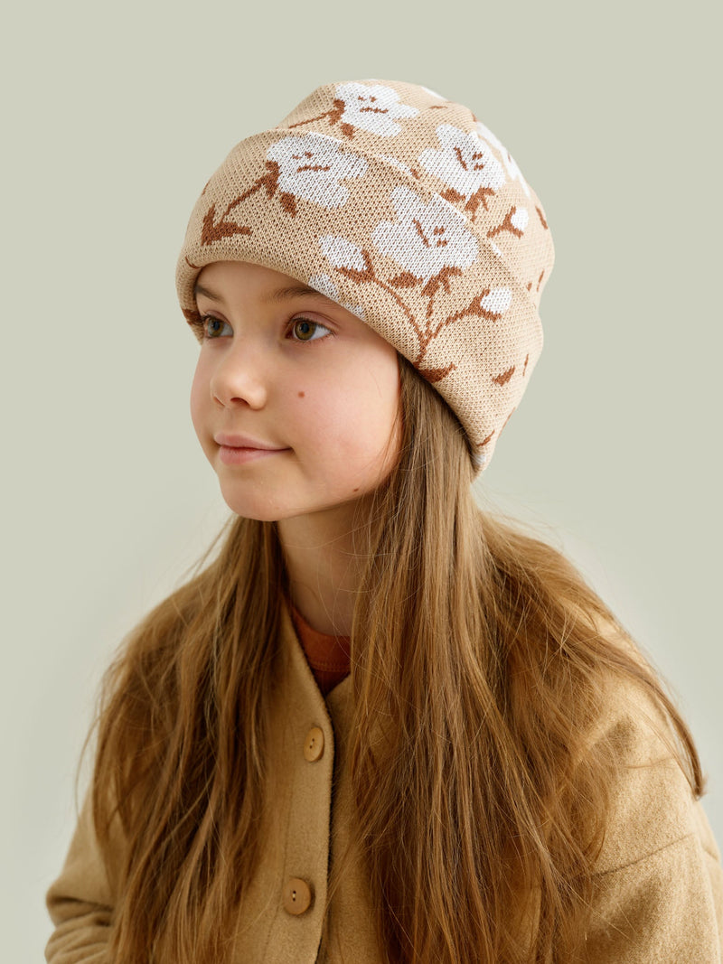 Wildflowers Jacquard Beanie