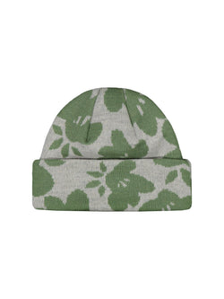 Blossoms Jacquard Beanie, sage