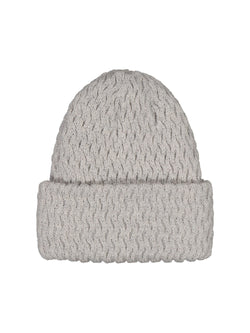 Honeycomb Beanie, pearl grey