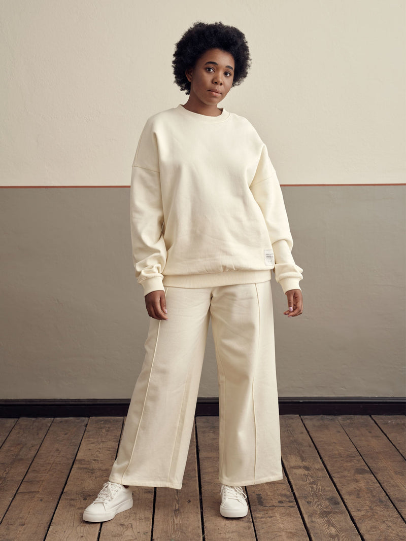 Superpower Sweatpants, pale yellow, adults