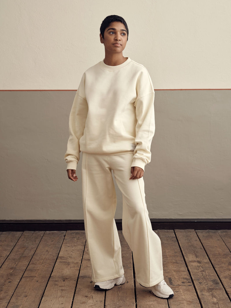 Superpower Sweatpants, pale yellow, adults