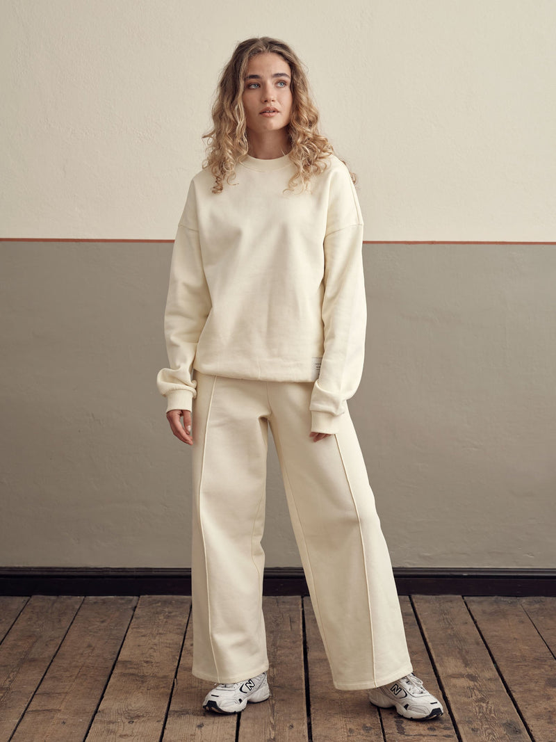 Superpower Sweatpants, pale yellow, adults