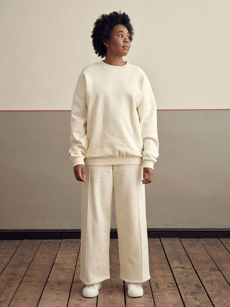 Superpower Sweatpants, pale yellow, adults