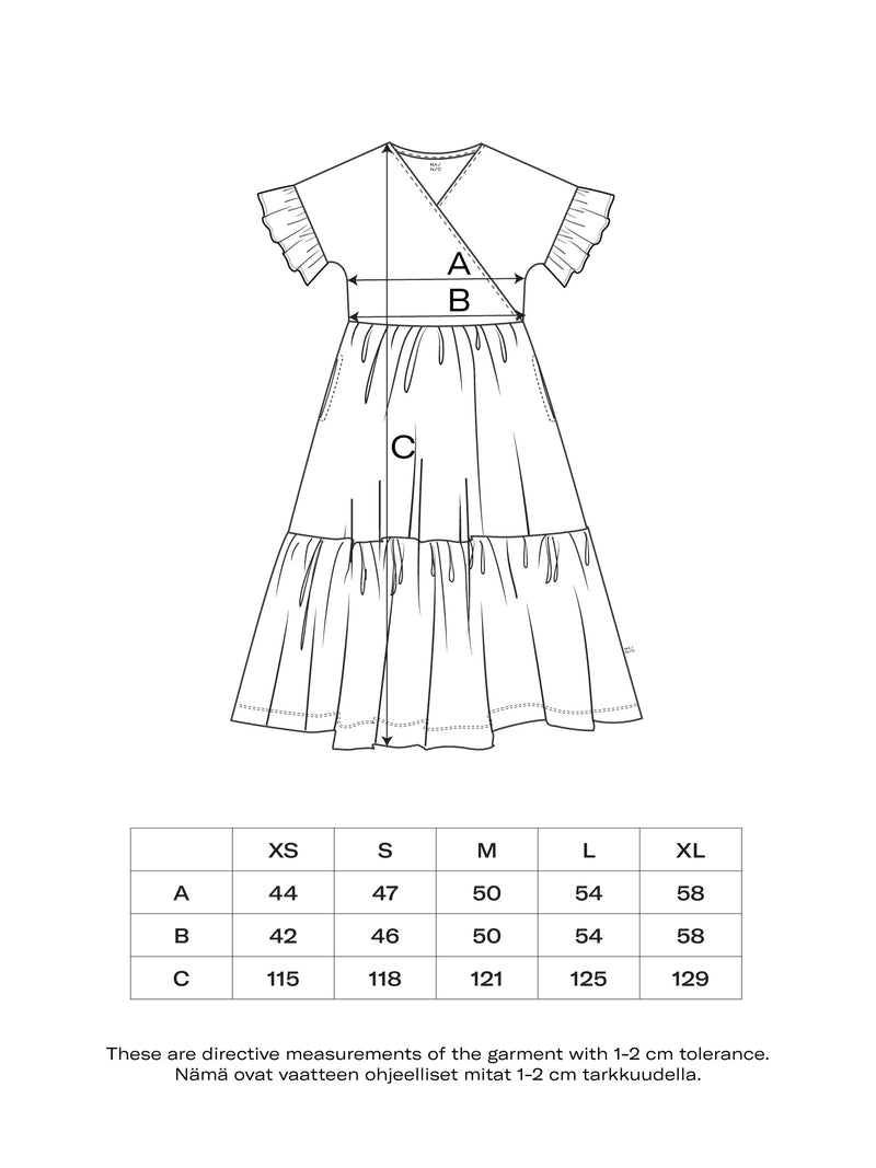 Midsummer Rose Dress, peach, adults