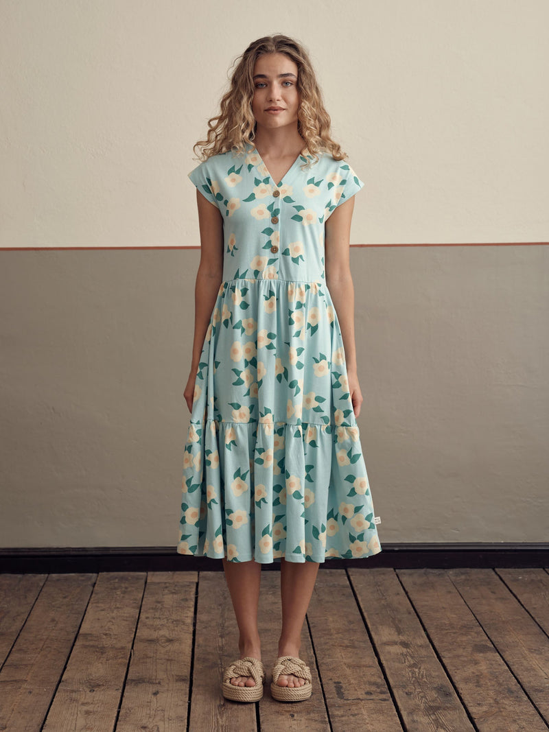 Midsummer Rose Dress, sky, adults