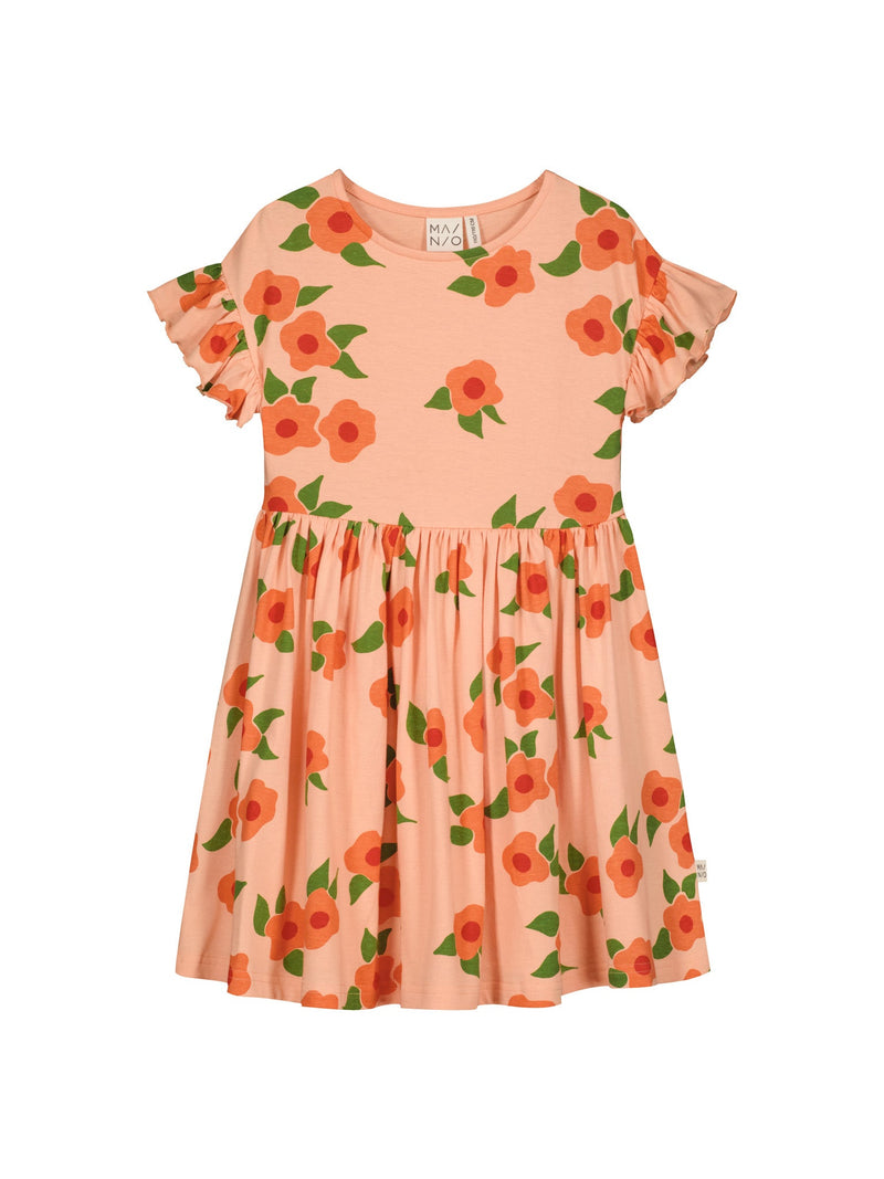 Midsummer Rose Dress, peach