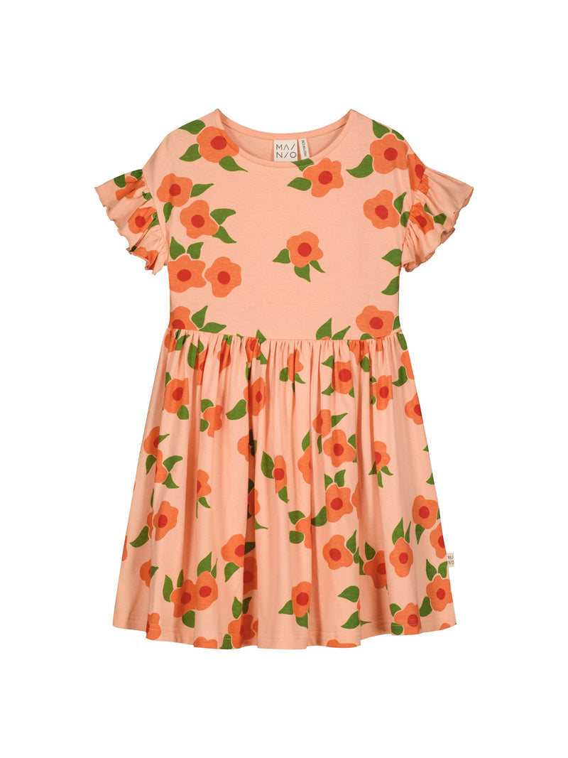 Midsummer Rose Dress, peach