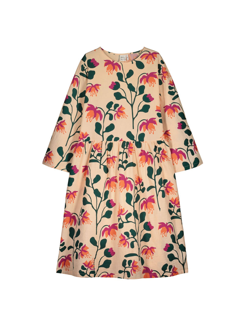 Peach Botania Muslin Dress, adults