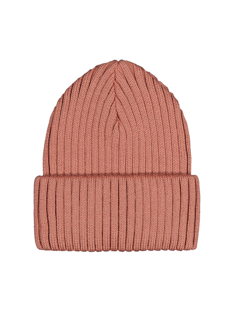 Merino Wool Beanie, rose