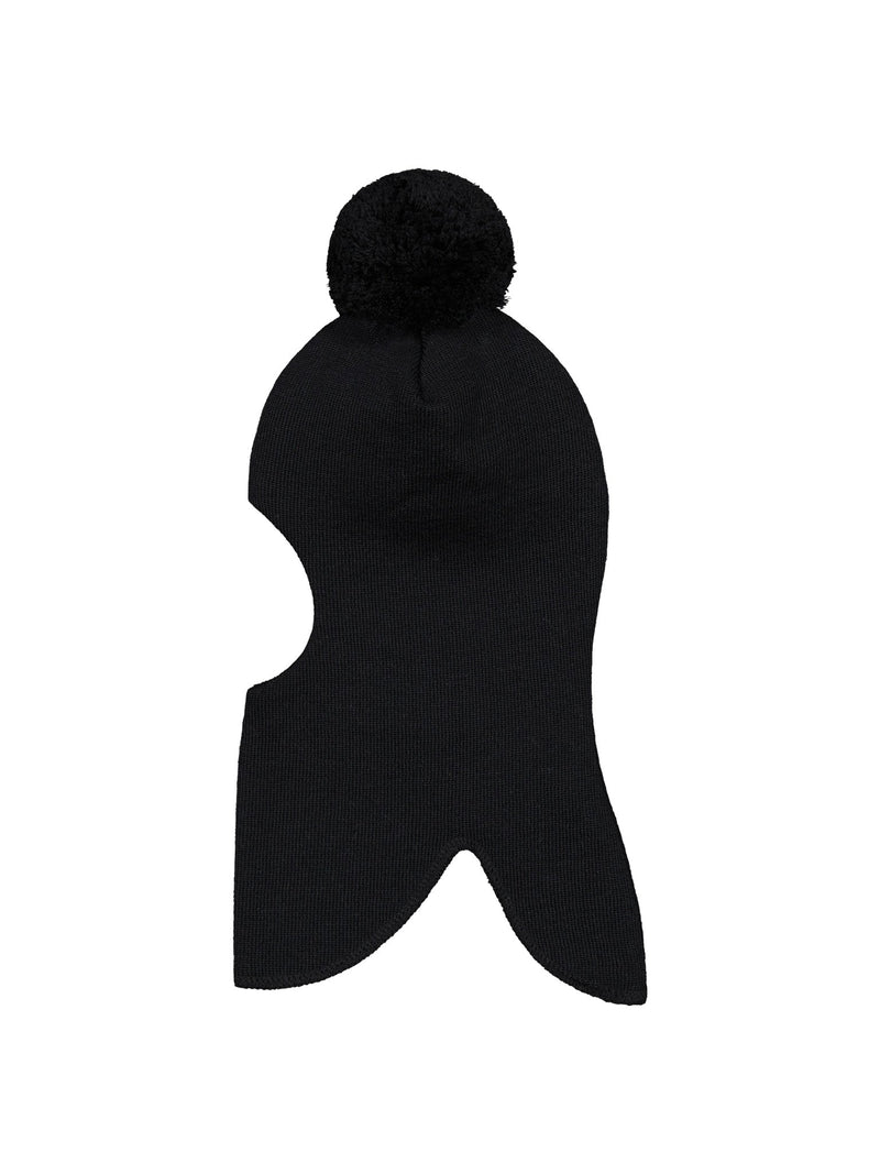 Pompom Balaclava, black