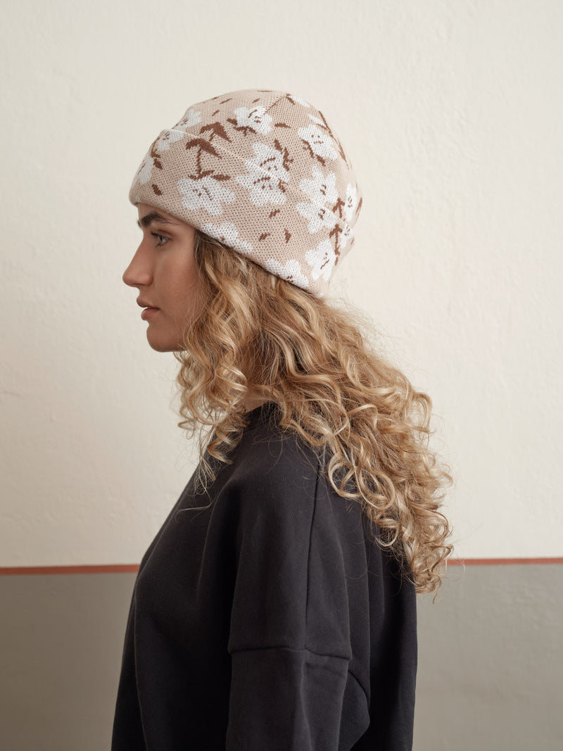 Wildflowers Jacquard Beanie