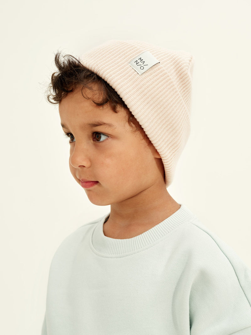 Fisherman Beanie, pearl blush