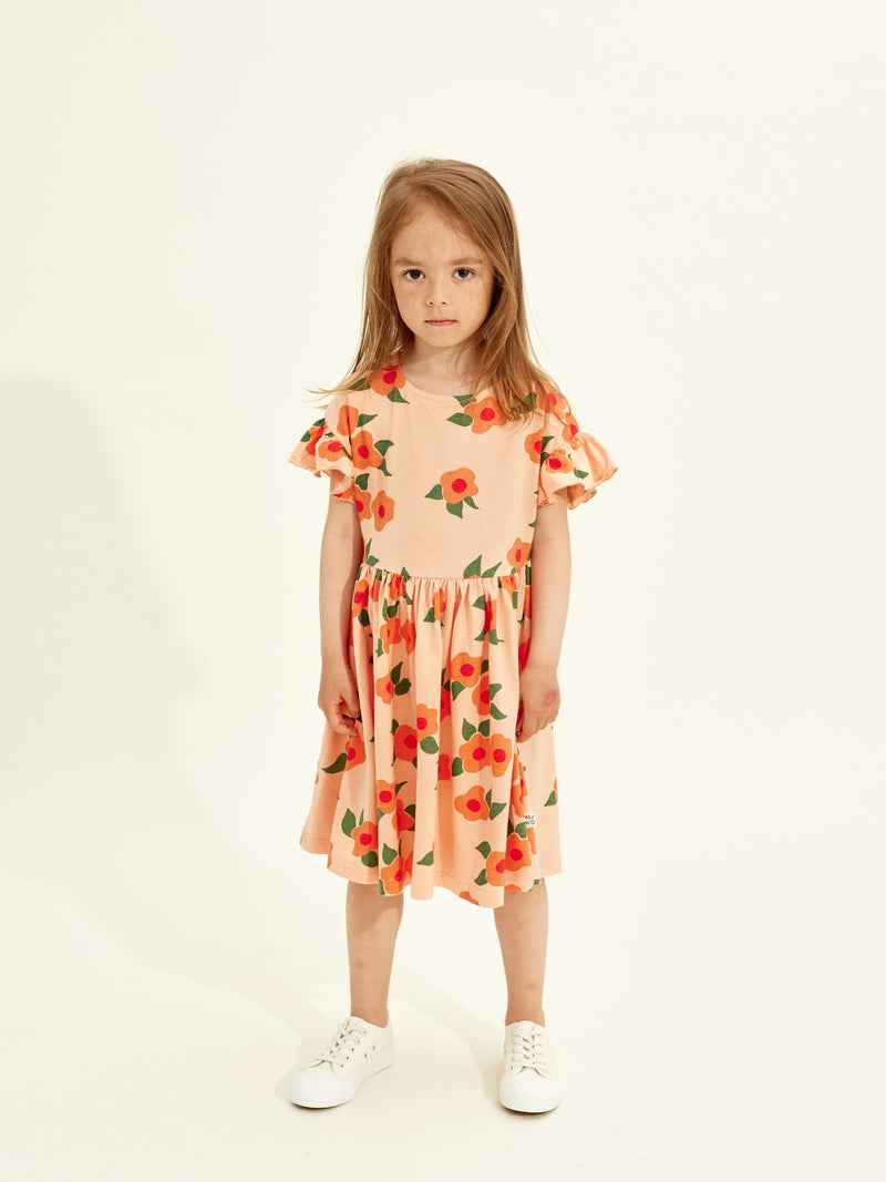 Midsummer Rose Dress, peach