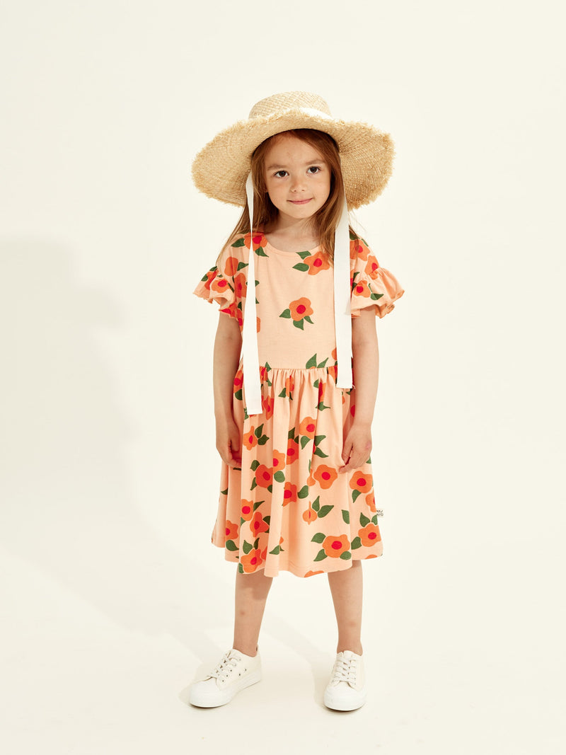 Midsummer Rose Dress, peach