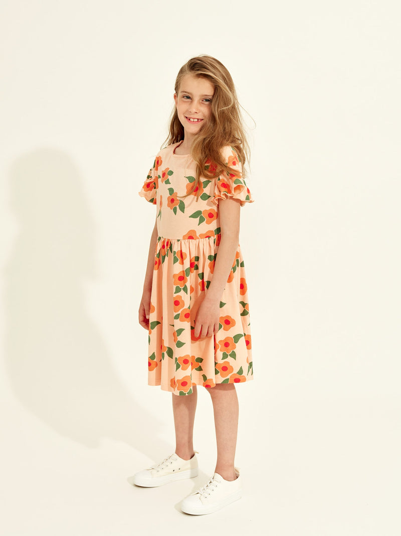 Midsummer Rose Dress, peach