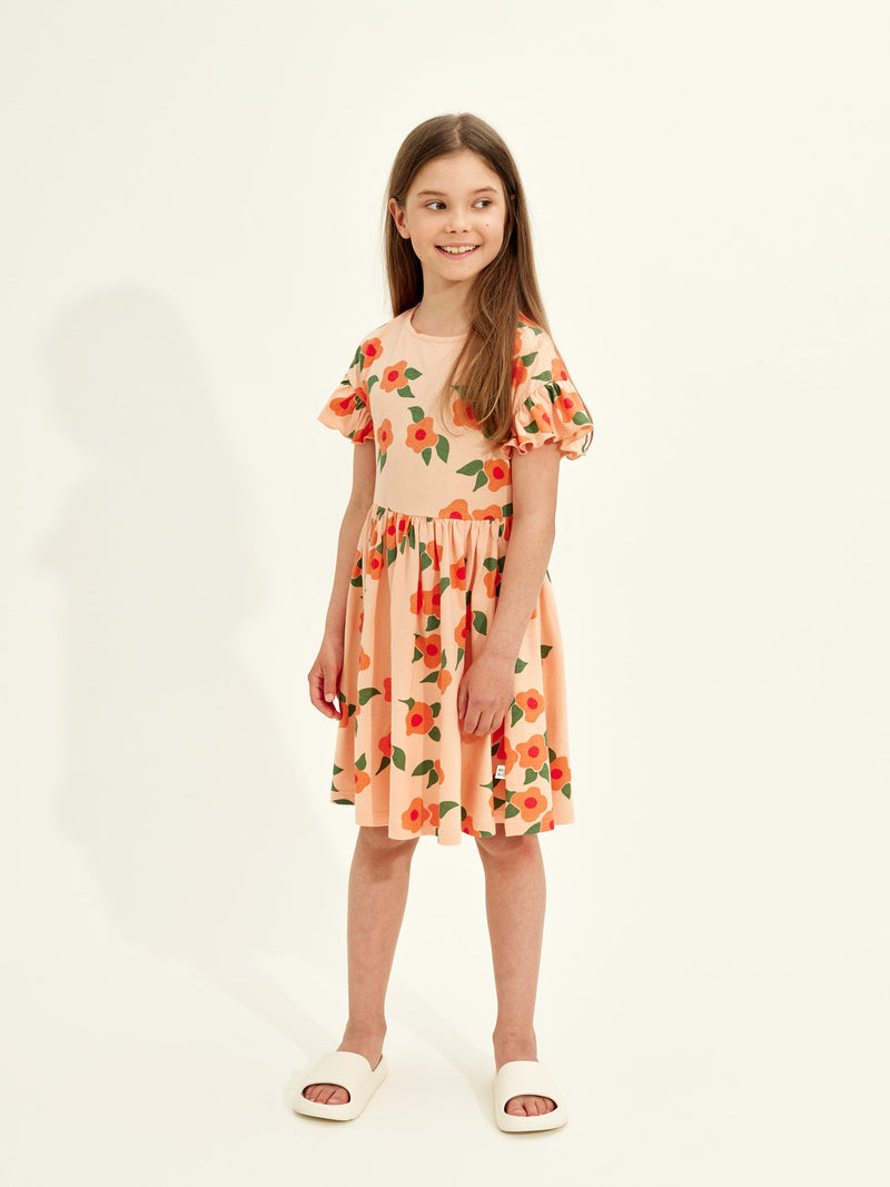 Midsummer Rose Dress, peach