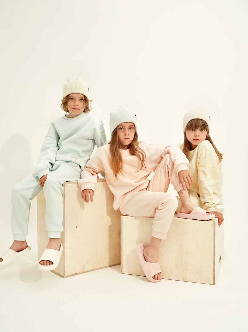 Superpower Sweatpants, pale yellow