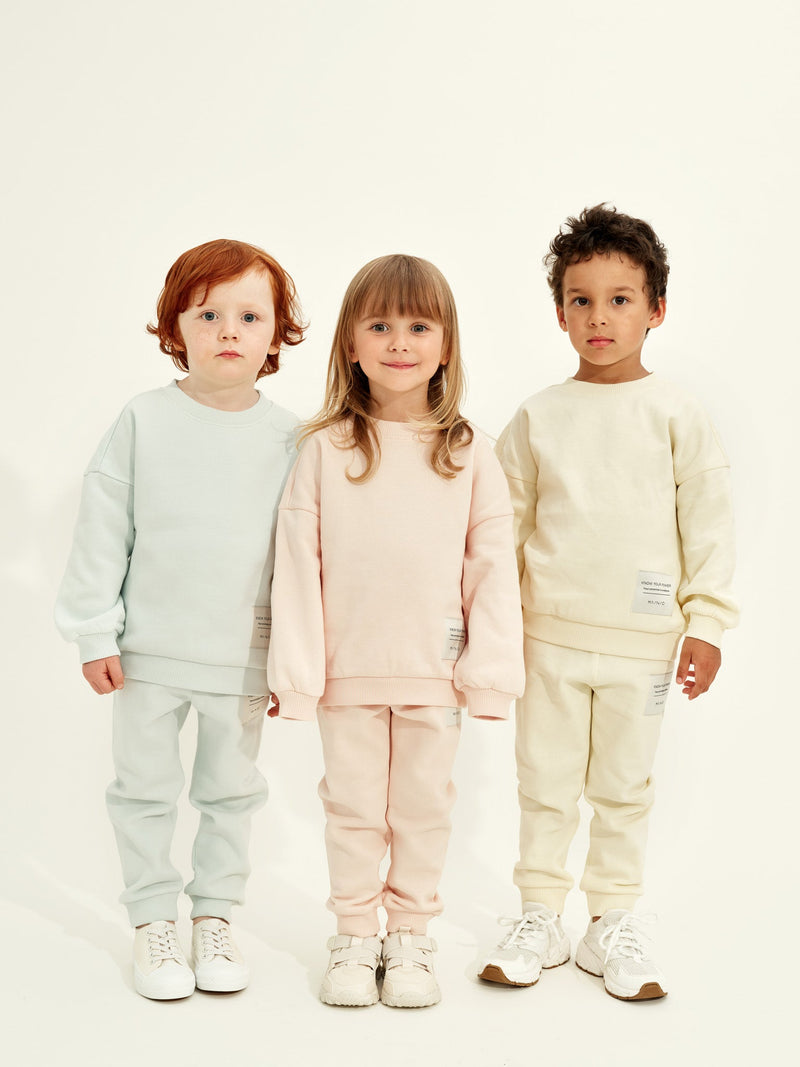 Superpower Sweatpants, pale yellow