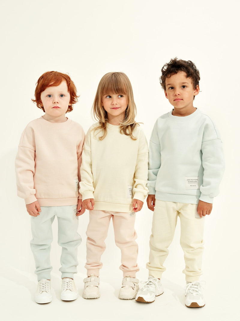 Superpower Sweatshirt, pale yellow