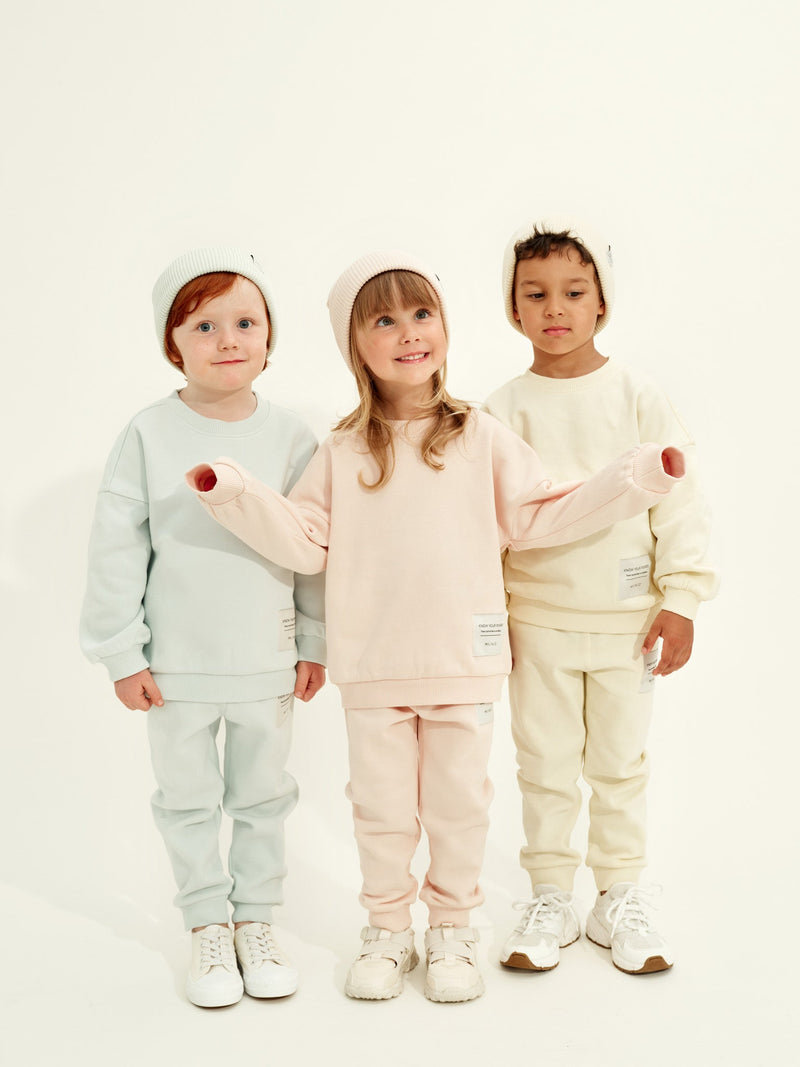 Superpower Sweatpants, pale yellow