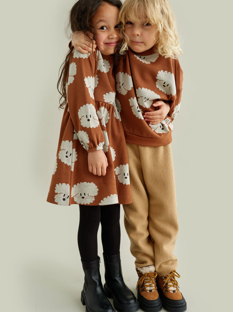 Floof Jacquard Dress