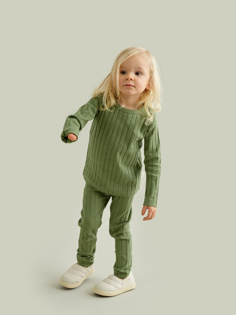 Wide Rib Shirt, sage