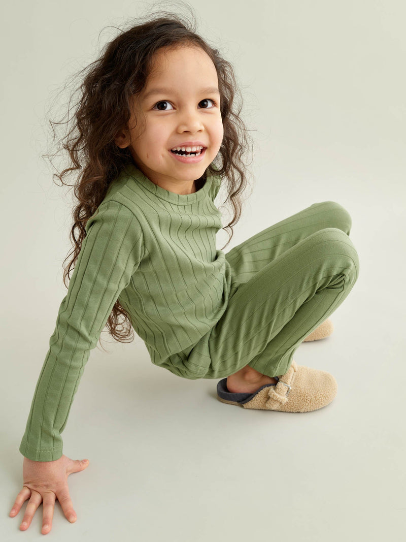 Wide Rib Shirt, sage
