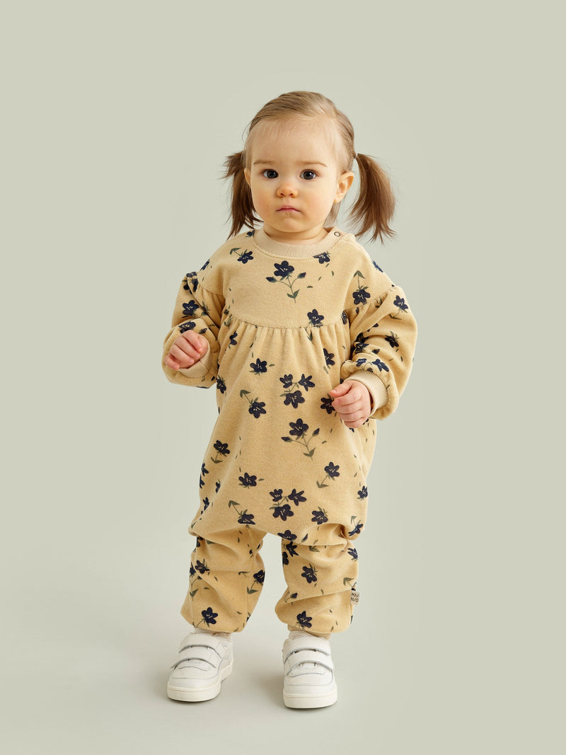 Little Wildflowers Terry Jumpsuit