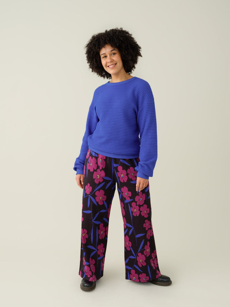 Mysterious Blooms Jacquard Pants, adults