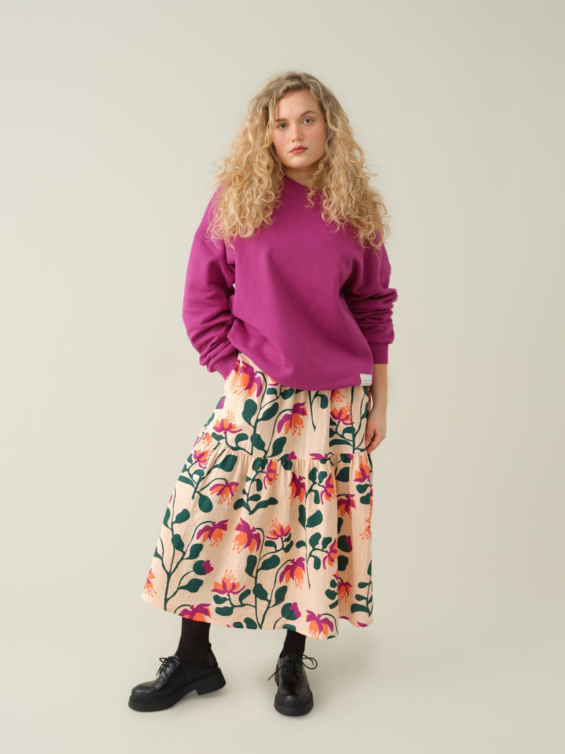 Peach Botania Muslin Skirt, adults
