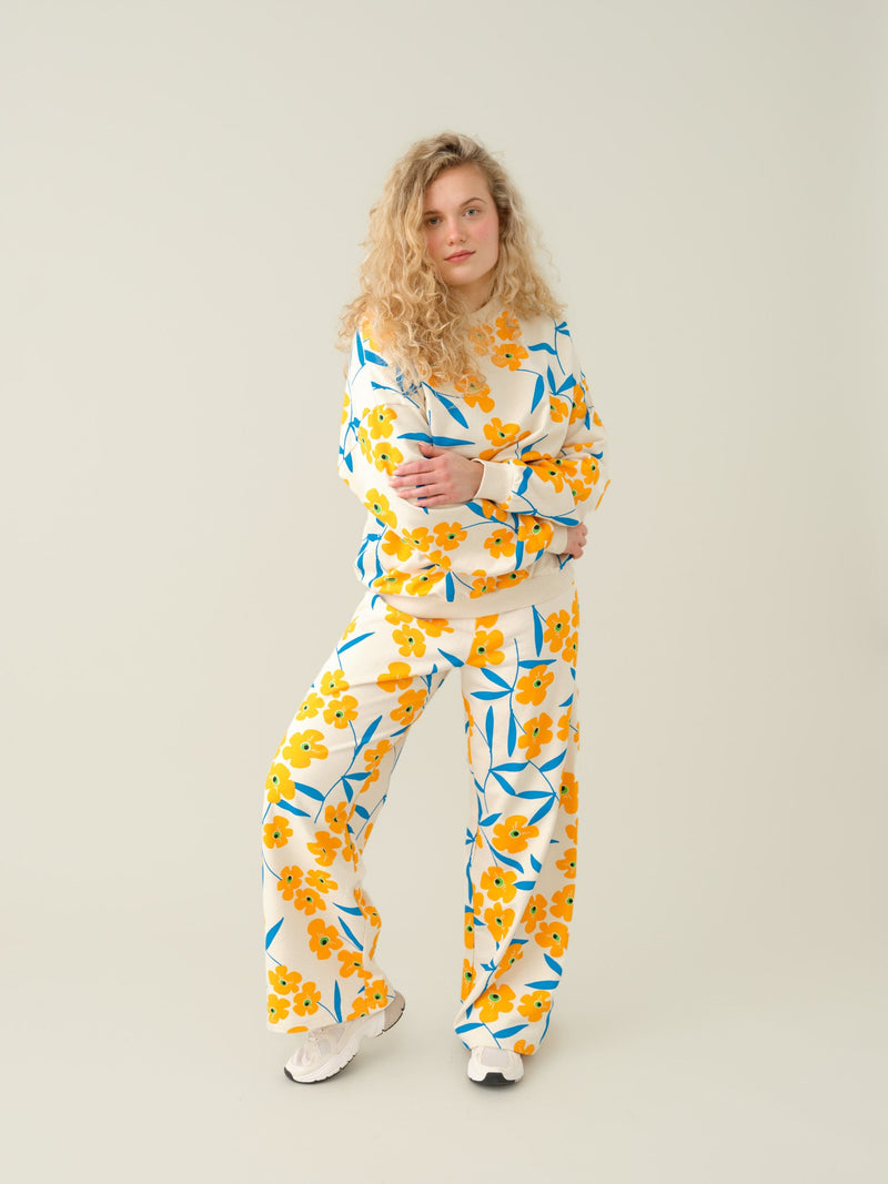 Happy Blooms Sweatshirt, adults