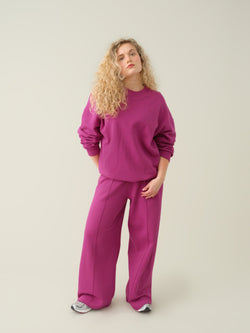 Superpower Sweatpants, fuchsia, adults