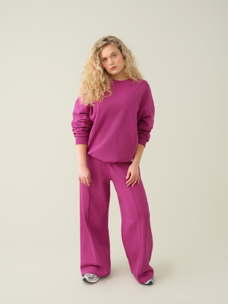 Superpower Sweatpants, fuchsia, adults