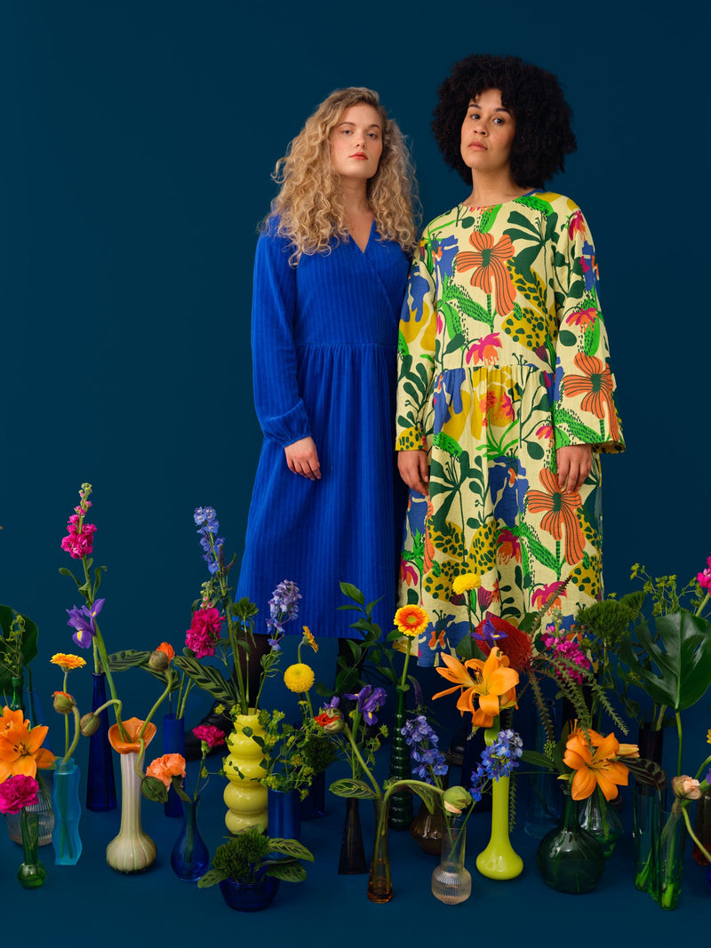 Velour Dress, dazzling blue, adults