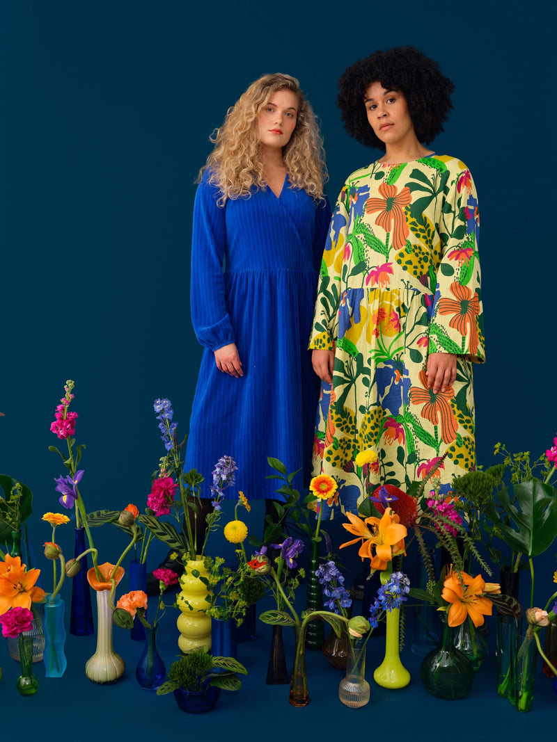 Velour Dress, dazzling blue, adults