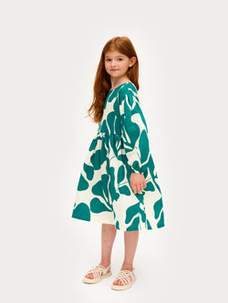 Greenery Muslin Dress