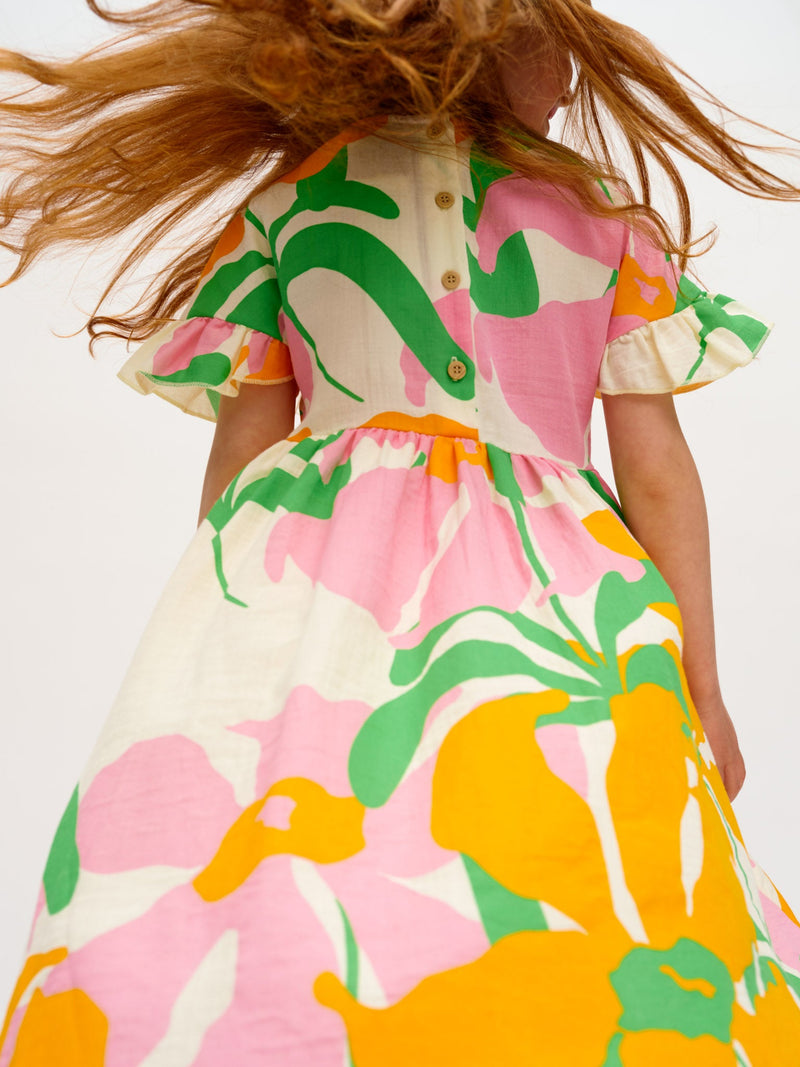 Lively Muslin Dress