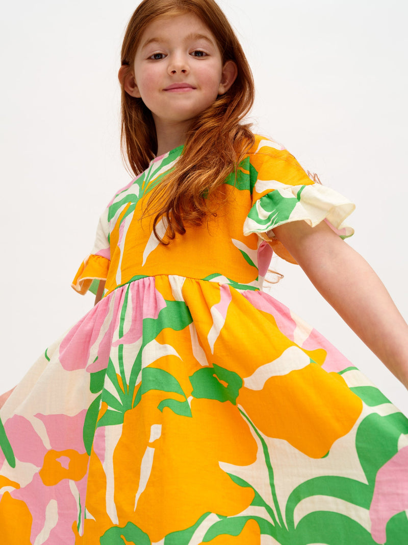 Lively Muslin Dress